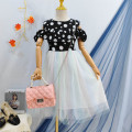dress polka rainbow skirt (011206) dress anak perempuan (ONLY 2PCS)
